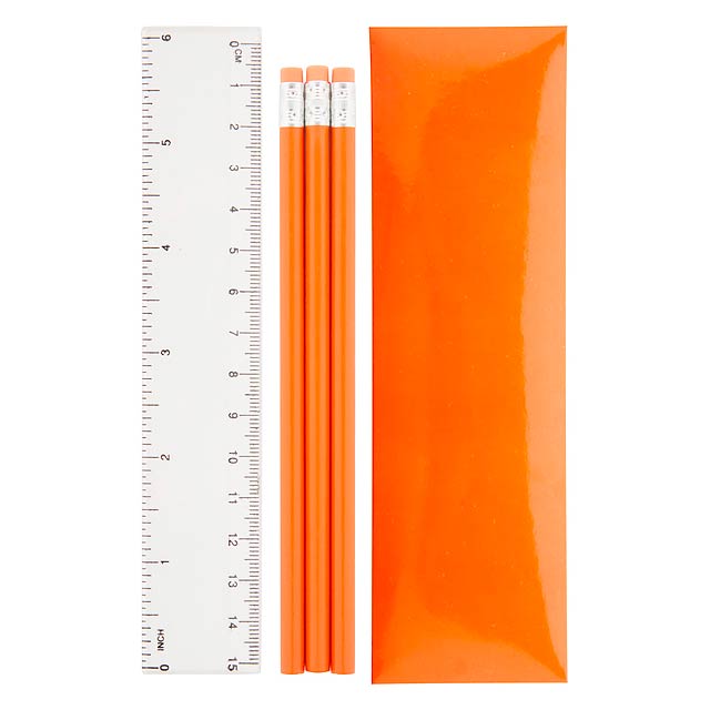 Bleistiftset - Orange