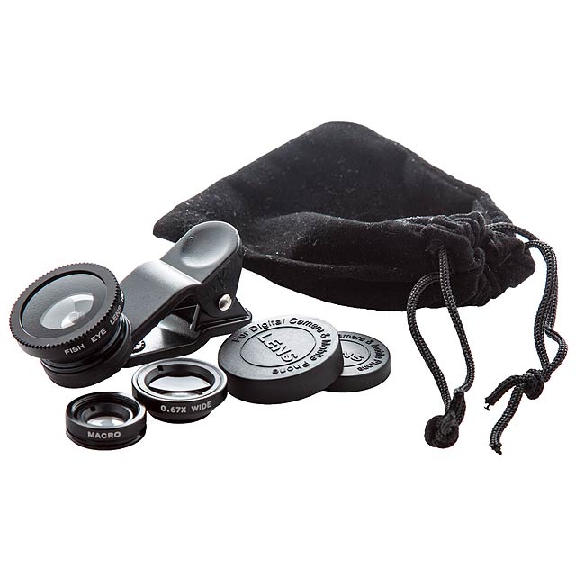 Optix - smartphone lens kit - black