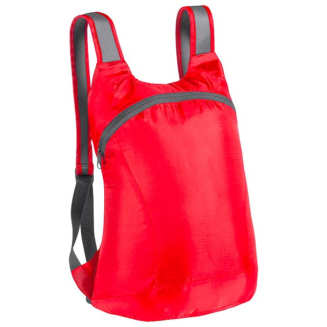 Ledor - foldable backpack - red