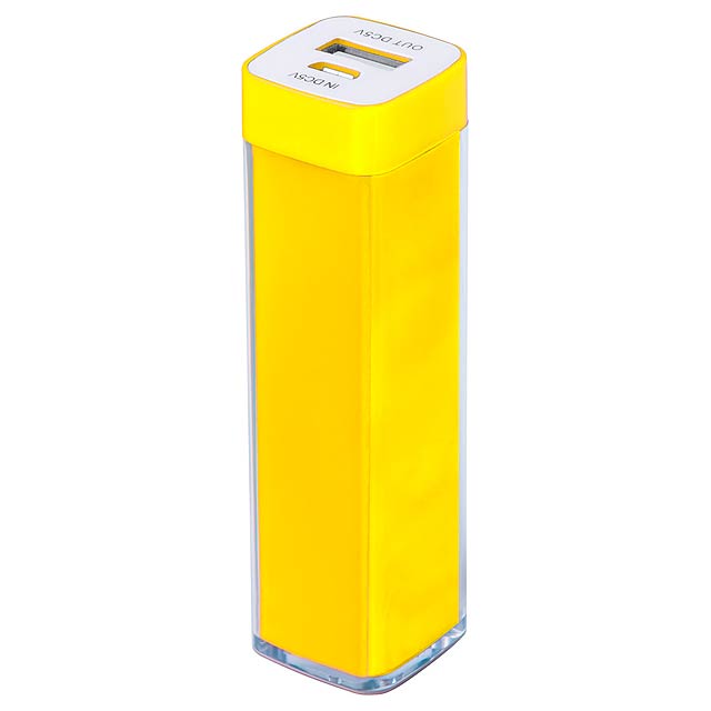 Sirouk USB power banka - žlutá
