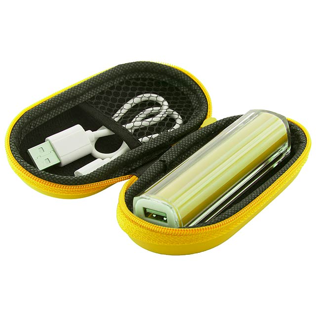 Tradak USB power banka - žltá