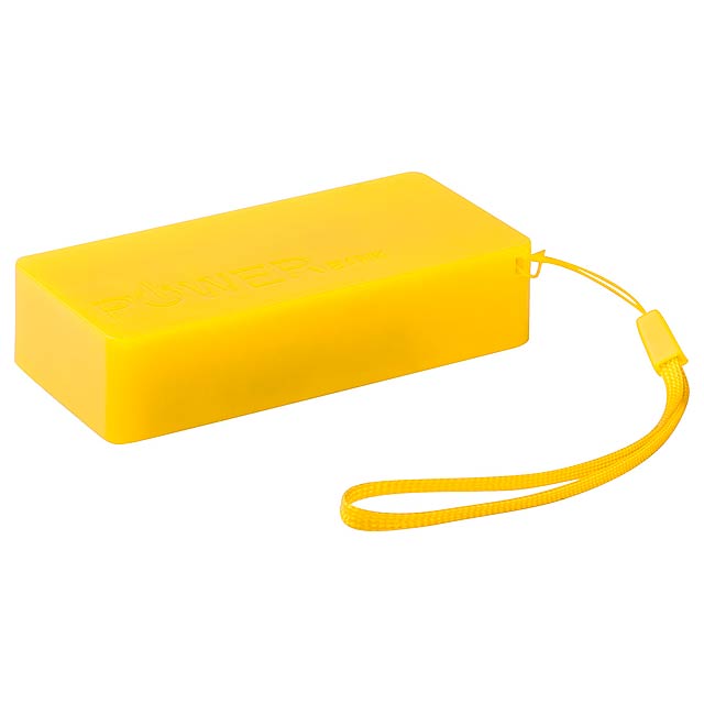 Nibbler USB power banka - žlutá