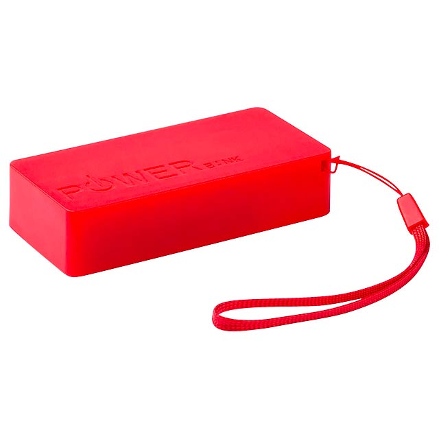 Nibbler USB power banka - červená
