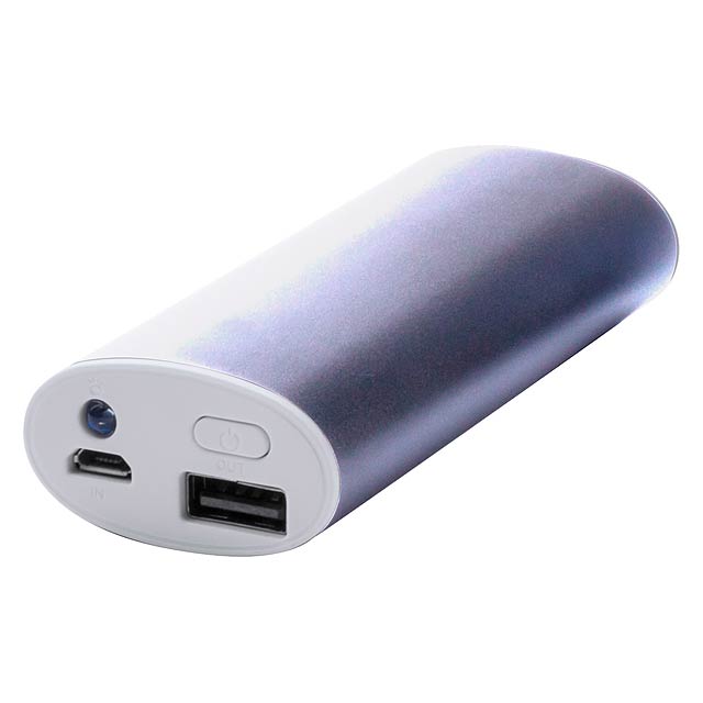 Cufton USB power banka - stříbrná