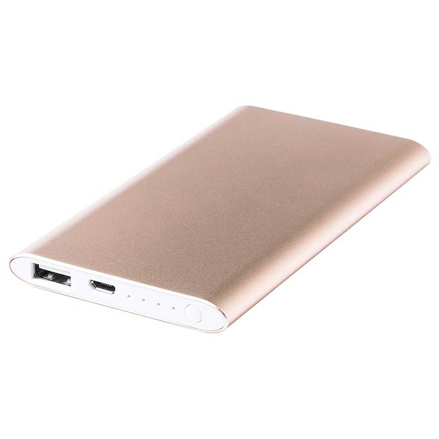 Wilkes - USB power bank - gold