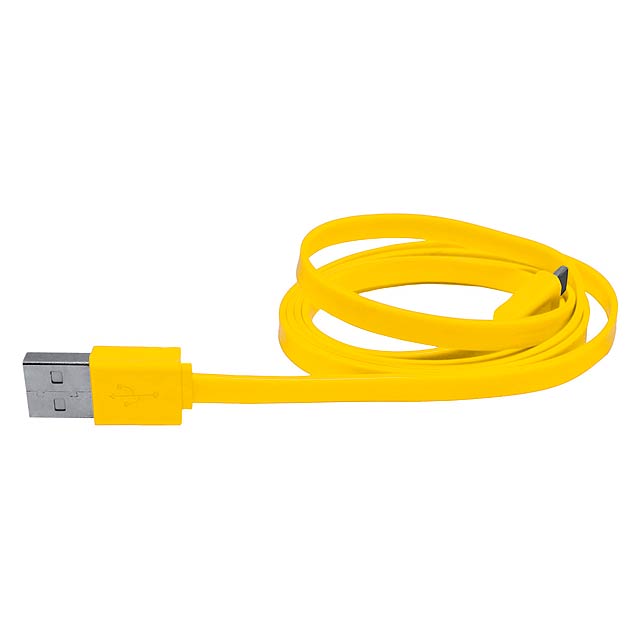Yancop USB nabíjecí kabel - žlutá