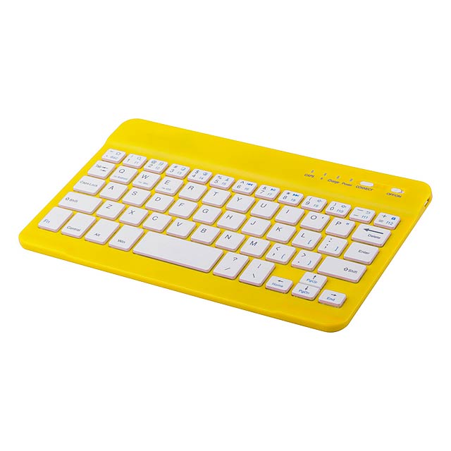Volks bluetooth klávesnice - žlutá