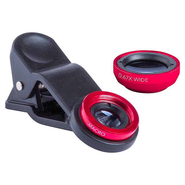 Drian - smartphone lens kit - red