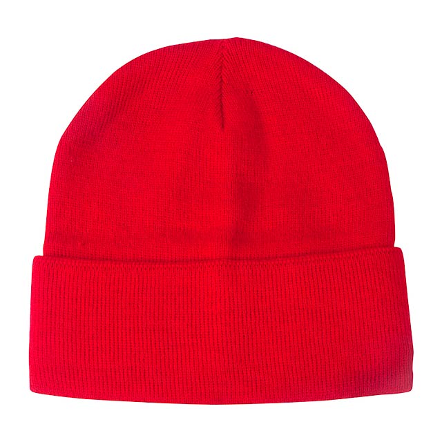 Lana - winter hat - red