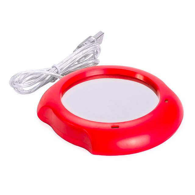 USB Glass-Heater - red
