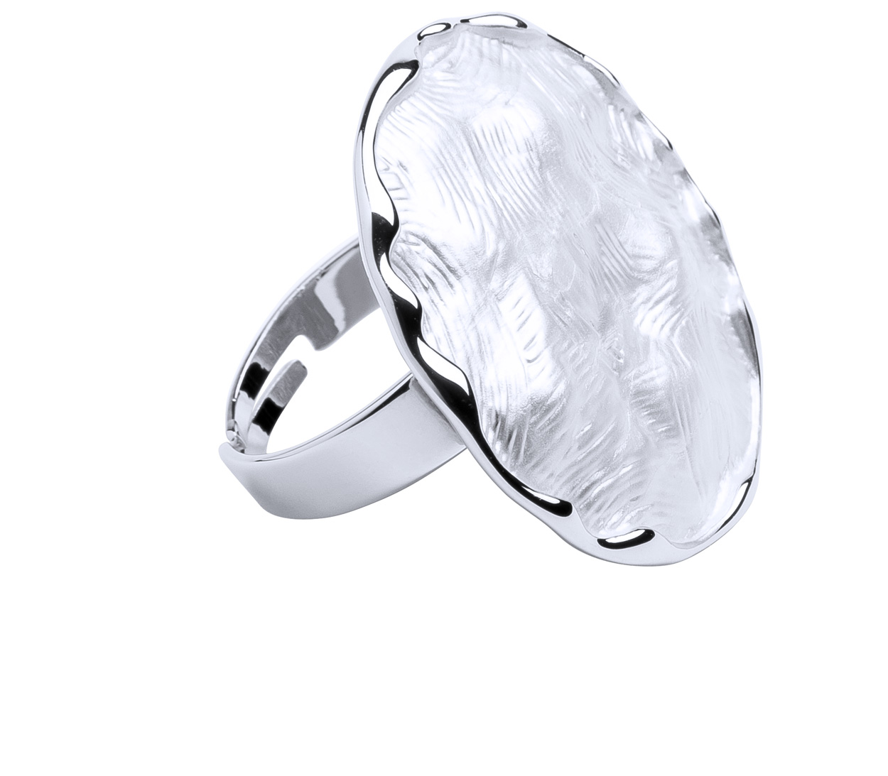 Zook adjustable ring - silver