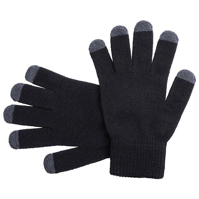 Tellar dotykové rukavice - černá