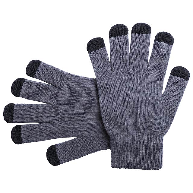 Tellar - touch screen gloves - grey