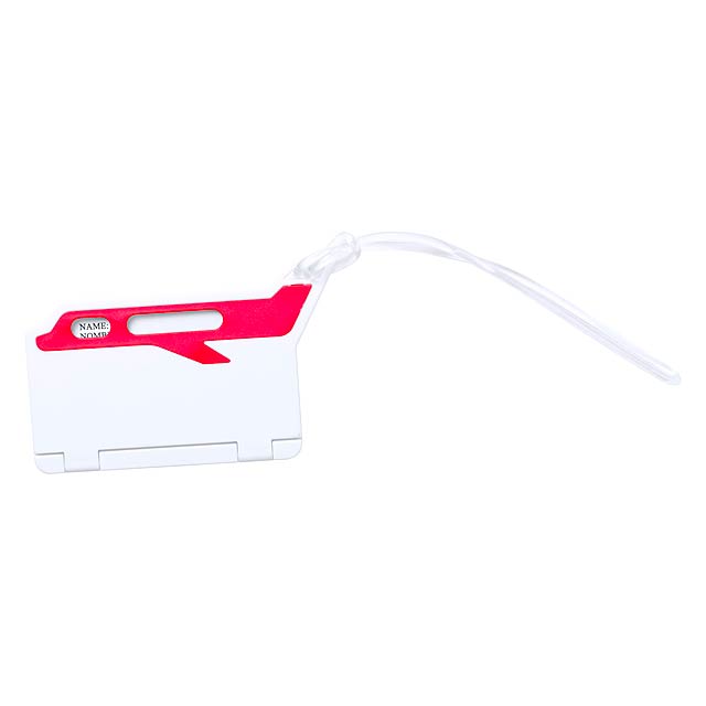 Mufix - luggage tag - red