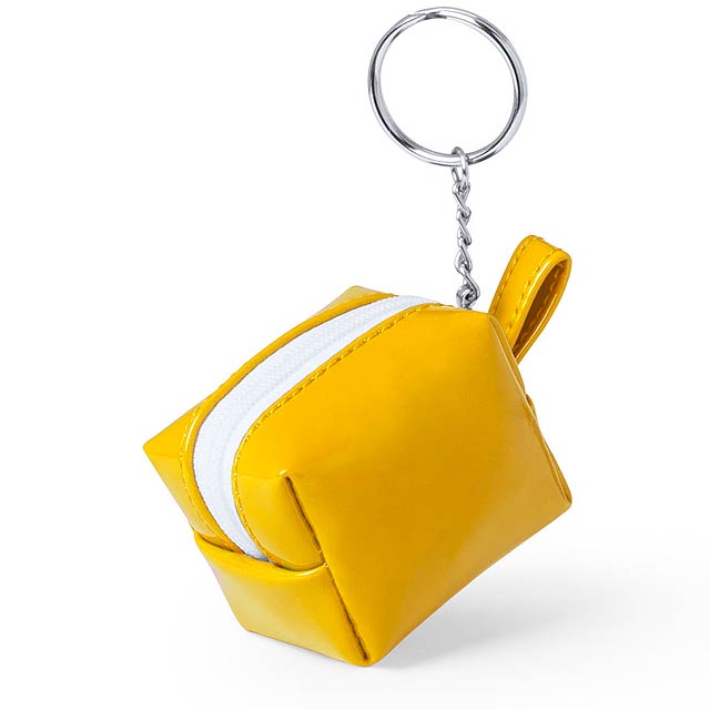 Darnex peněženka s přívěškem na klíče - žltá