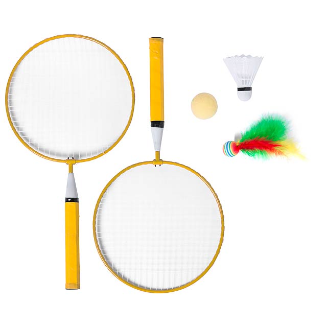 Dylam sada na badminton - žlutá