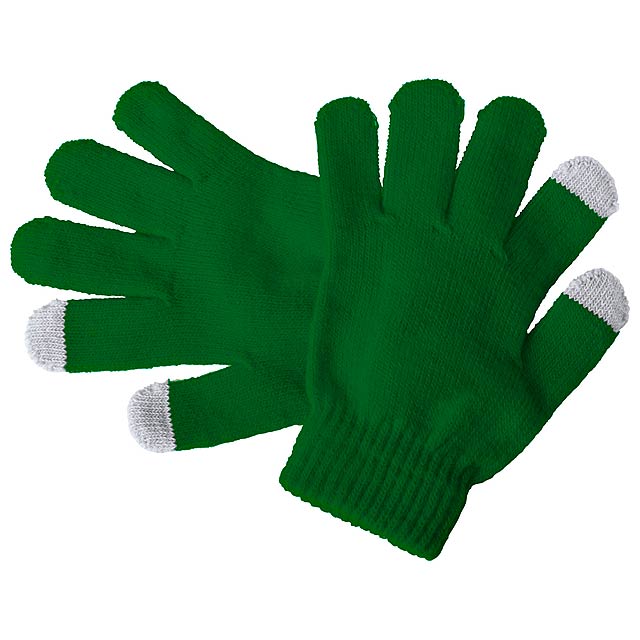Pigun - touch screen gloves for kids - green