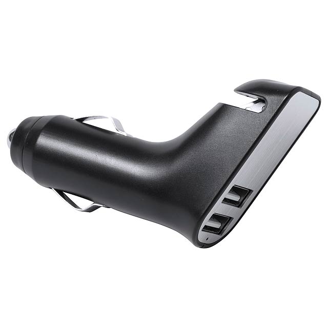 Santer multifunkční USB nabíječka do auta - černá