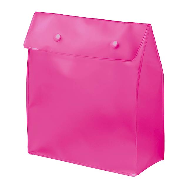 Claris kosmetická taška - fuchsiová (tm. růžová)