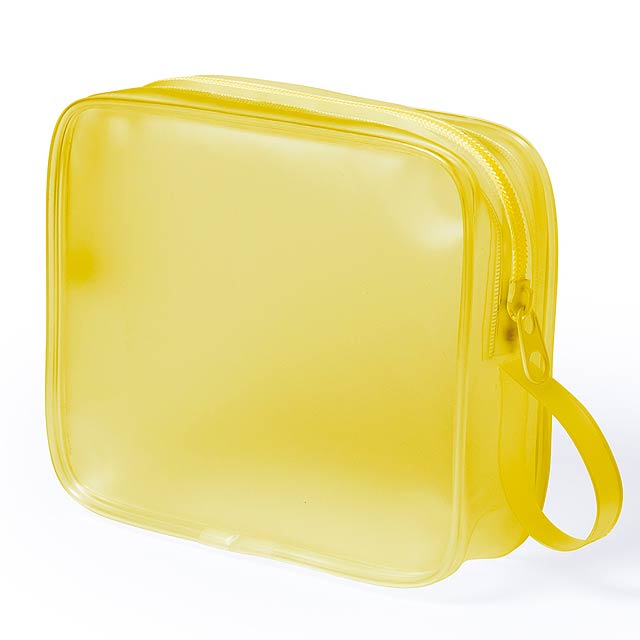 Saeki kosmetická taška - žlutá
