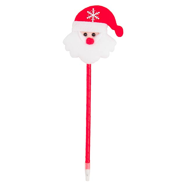 Tidil ballpoint pen, Santa Claus - red