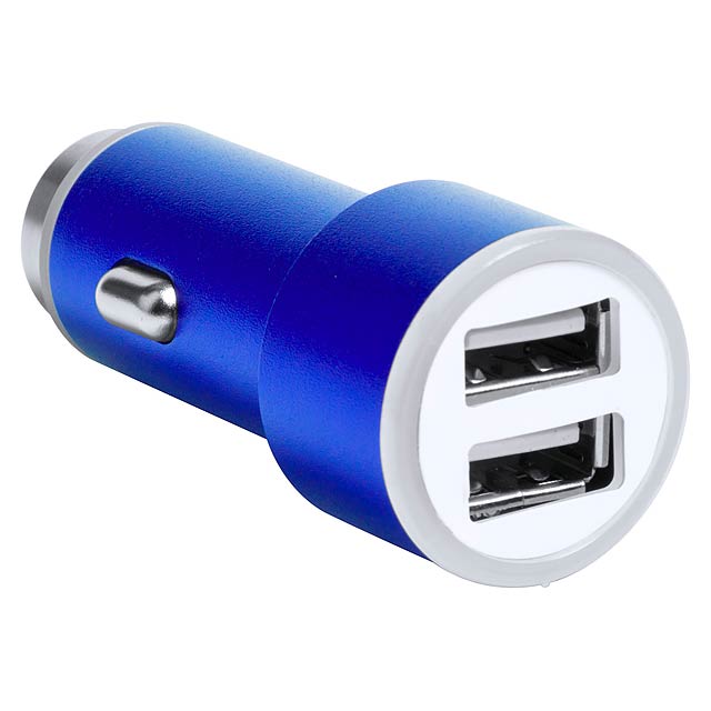 Hesmel USB nabíječka do auta - modrá