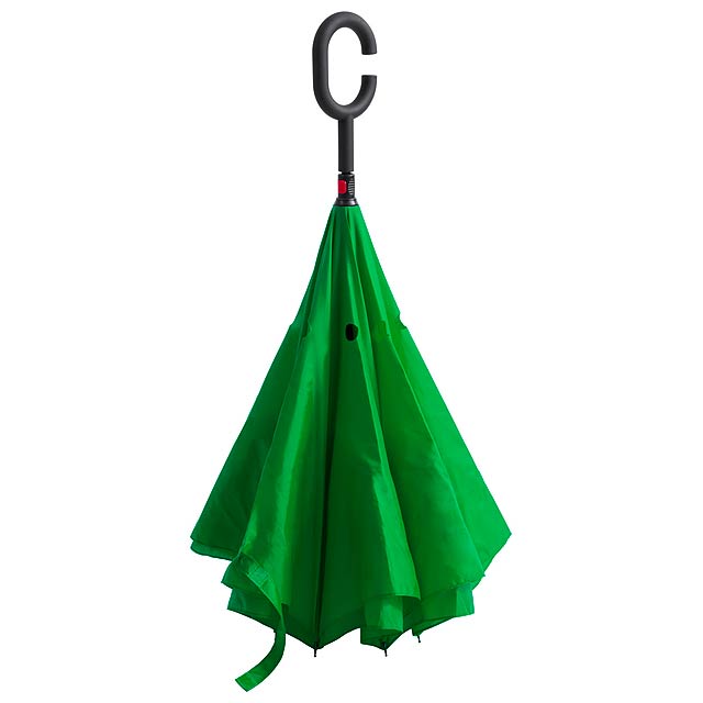 Hamfrek - reversible umbrella - green