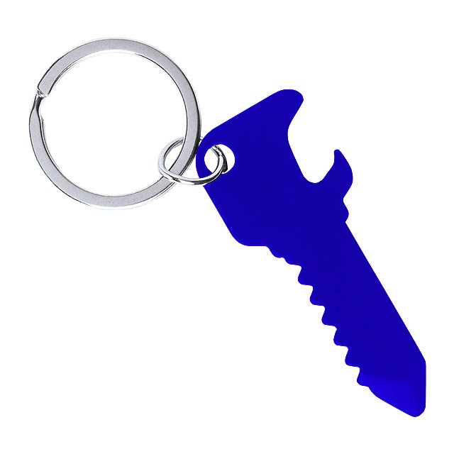 Teruk přívěšek na klíče s otvírákem - modrá