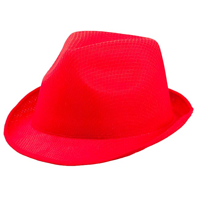 Braz klobouk - červená