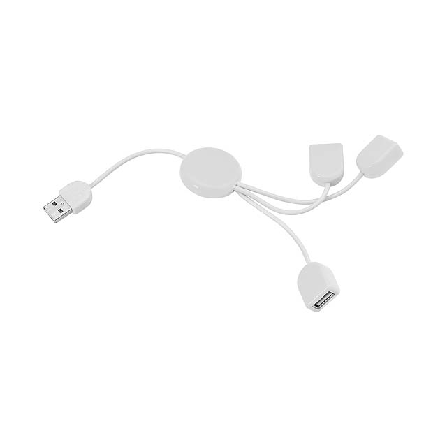 POD  USB hub - biela