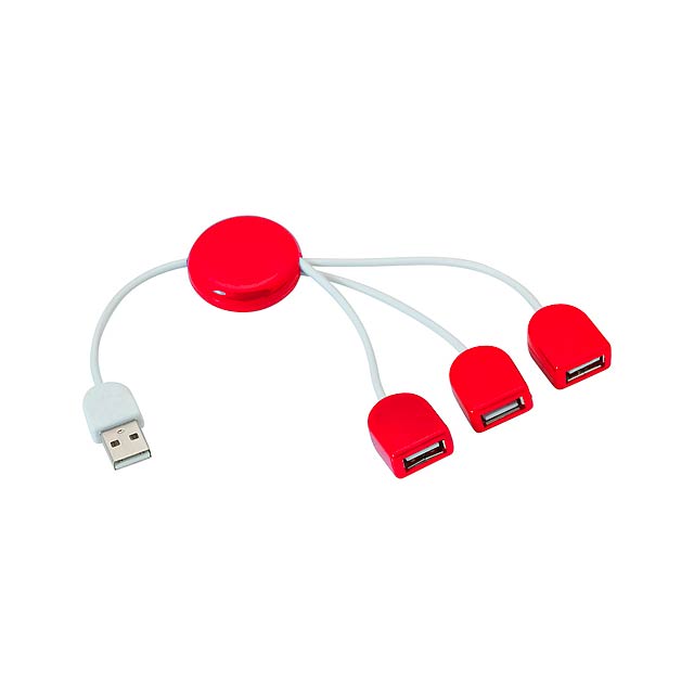 USB Hub - Rot