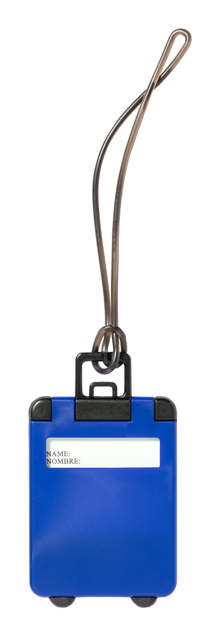 Cloris štítek na zavazadla - modrá