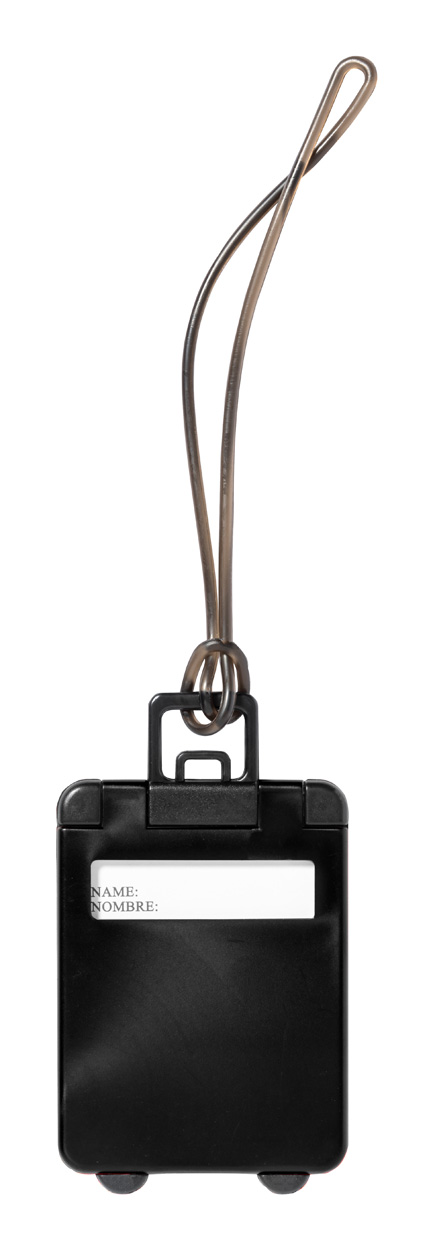 Cloris luggage tag - schwarz