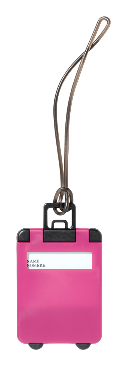 Cloris luggage tag - Rosa