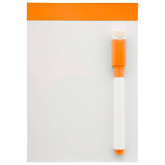 Magnetic Noteboard - orange