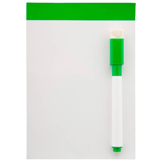 Magnetic whiteboard - green