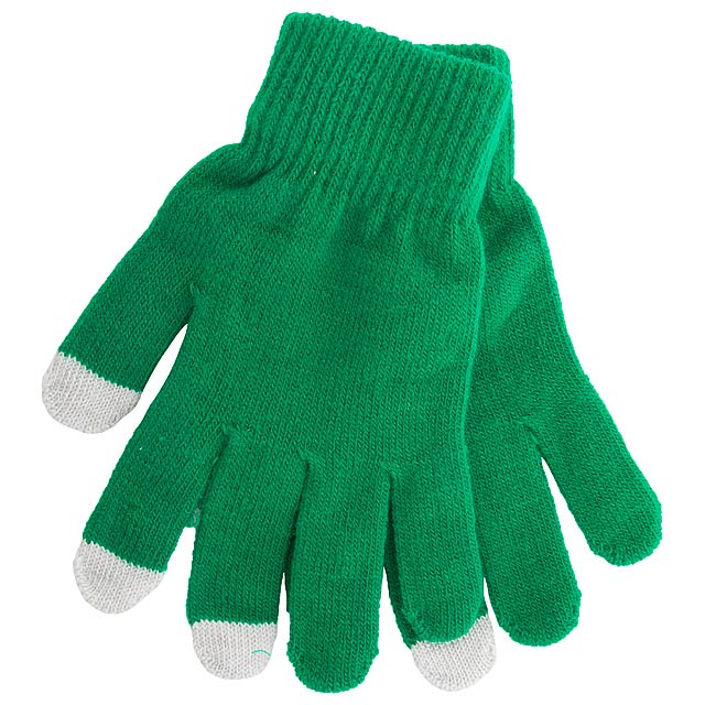 Actium dotykové rukavice na obrazovku - zelená