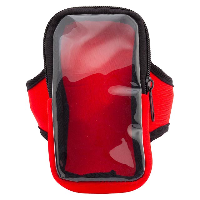 Mobile armband case - red