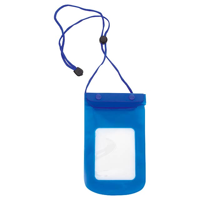 Waterproof mobile case - blue