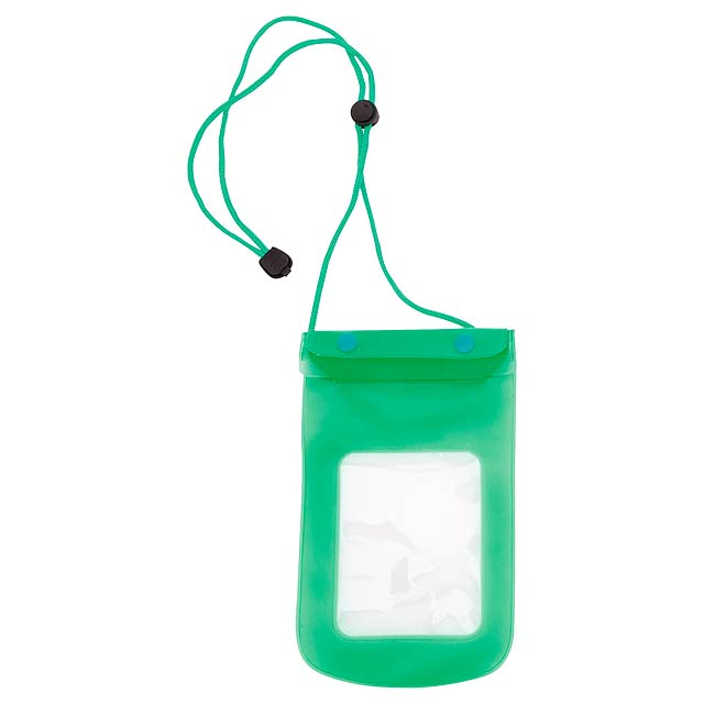 Waterproof mobile case - green