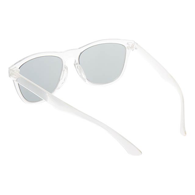 CreaSun - customisable sunglasses - temples - transparent white