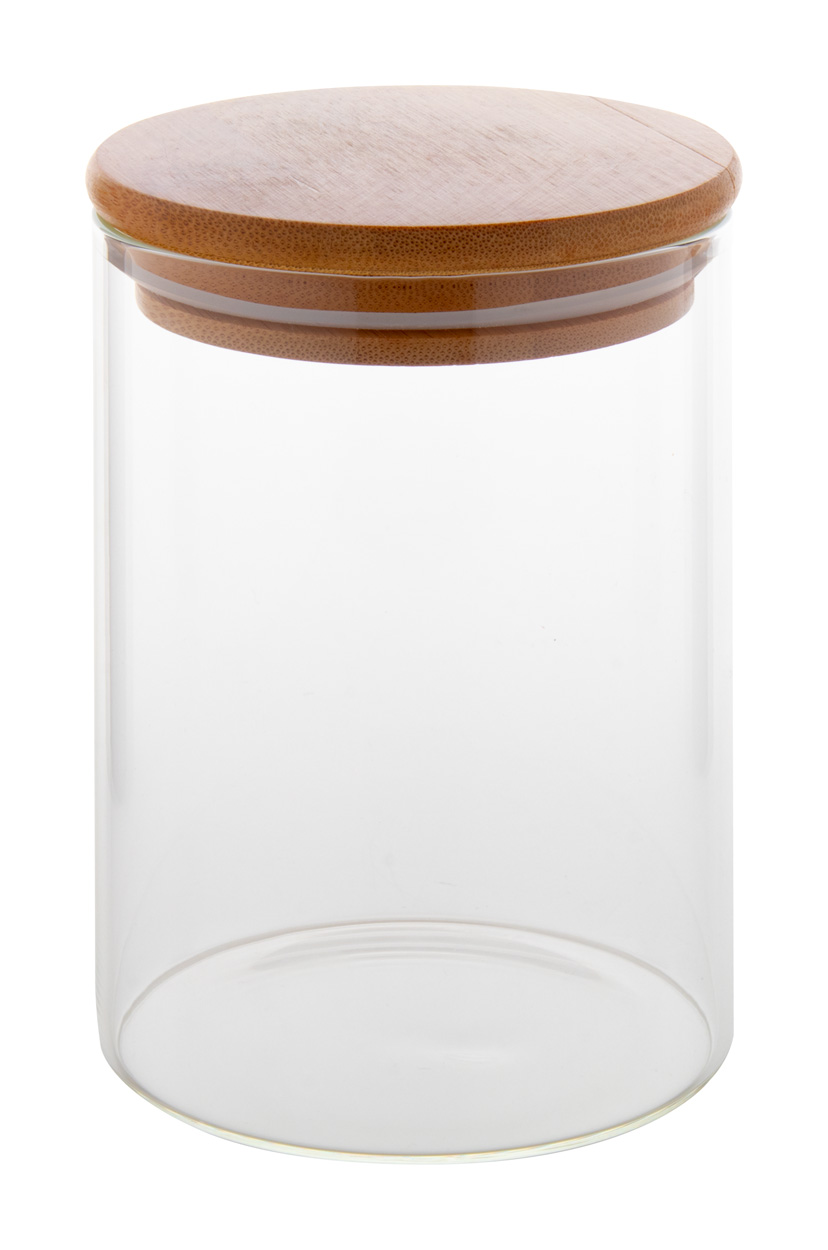 Momomi glass jar - transparent