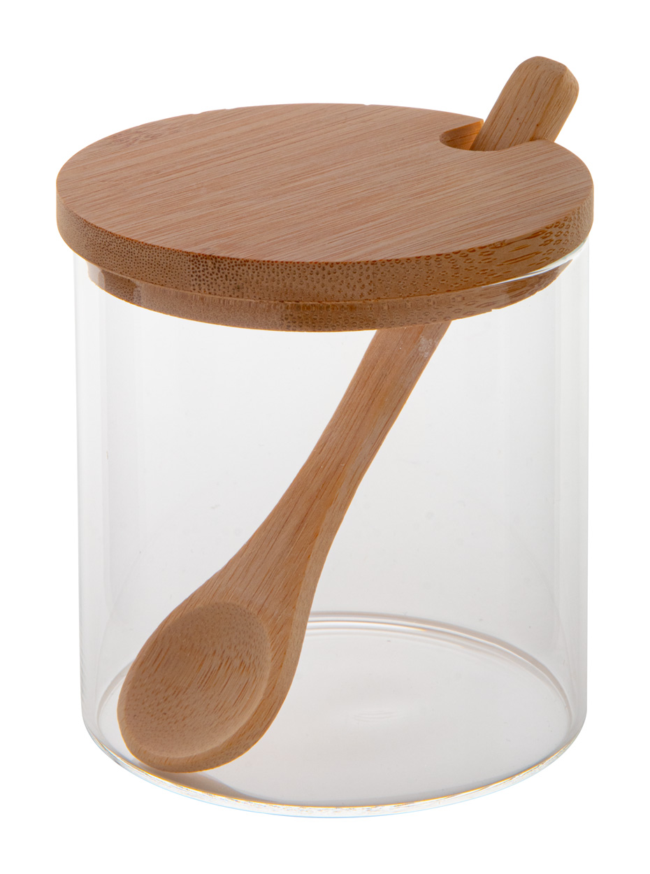 Lanai Glass Spice Jar - transparent