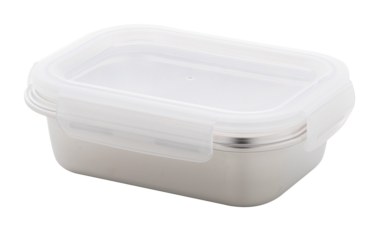 Lucens box na jídlo - stříbrná
