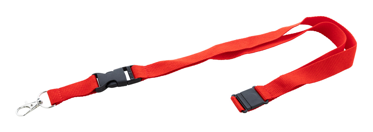 Revent Plus RPET lanyard - červená