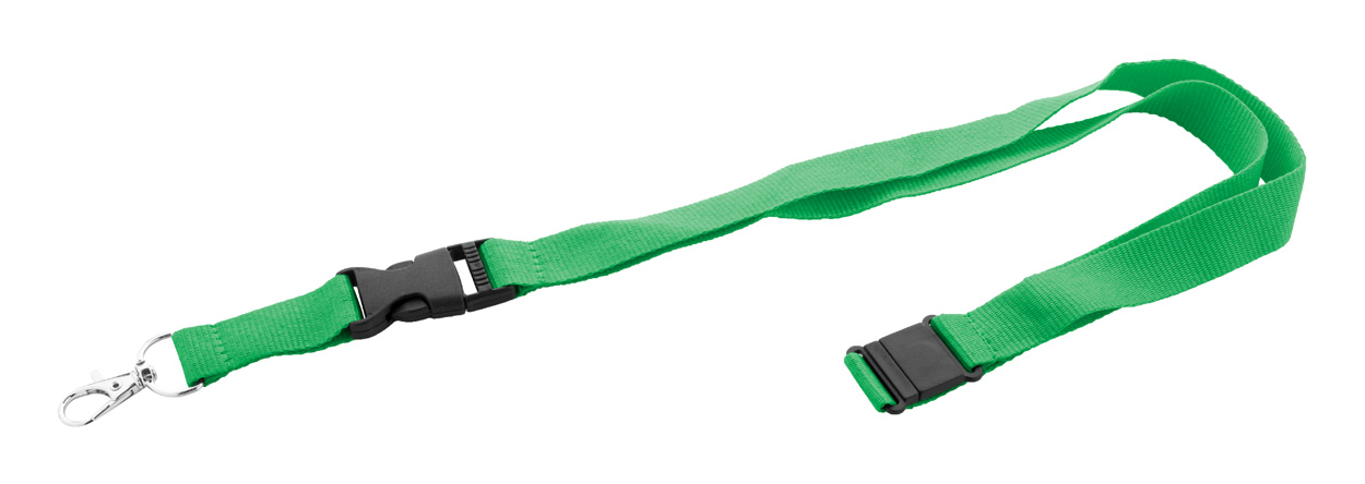 Revent Plus RPET lanyard - zelená