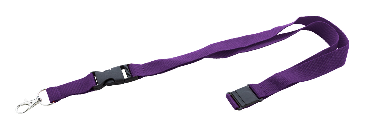 Revent Plus RPET lanyard - fialová