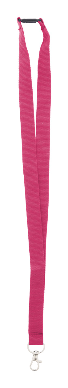 Revent RPET lanyard - růžová