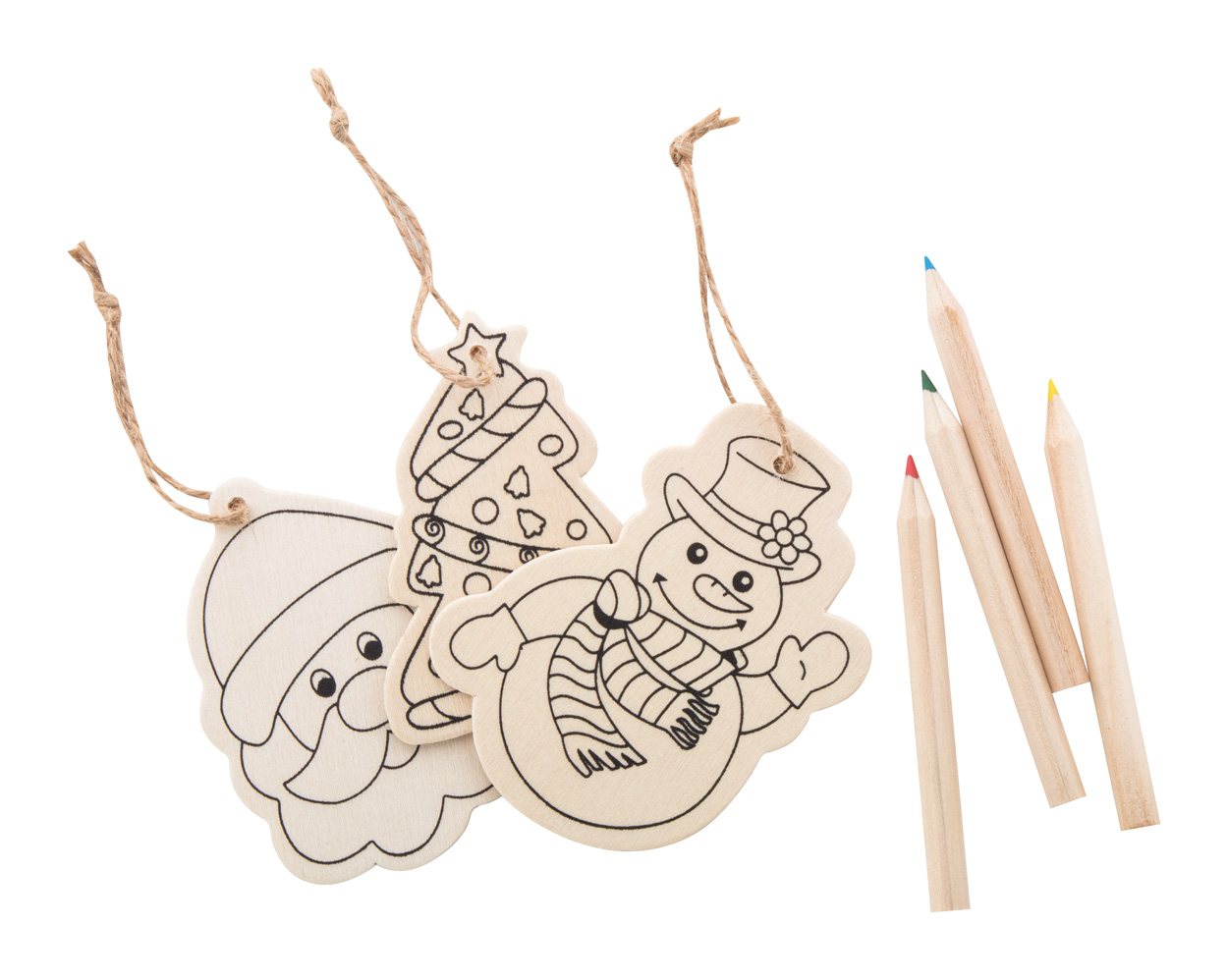 Sormela Christmas decorations for coloring - beige