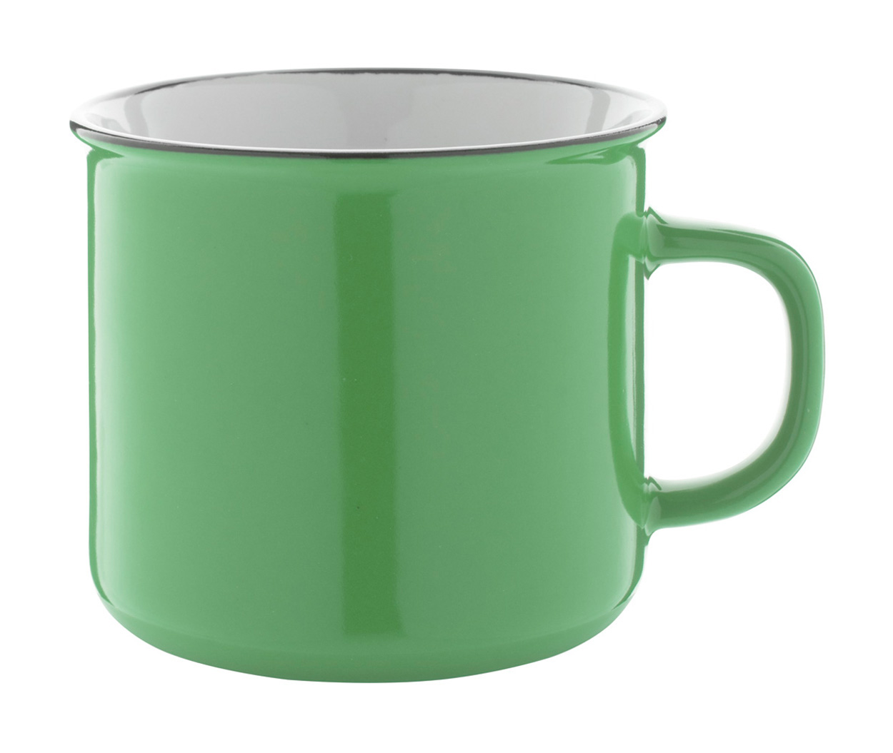 Woodstock retro mug - green